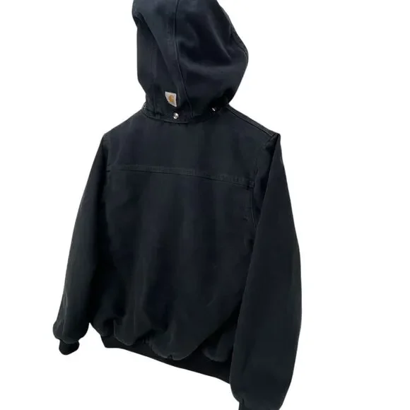 Carhartt Wildwood Jacket Sherpa Lined Womens Large 100815-001 Black - Picture 11 of 14